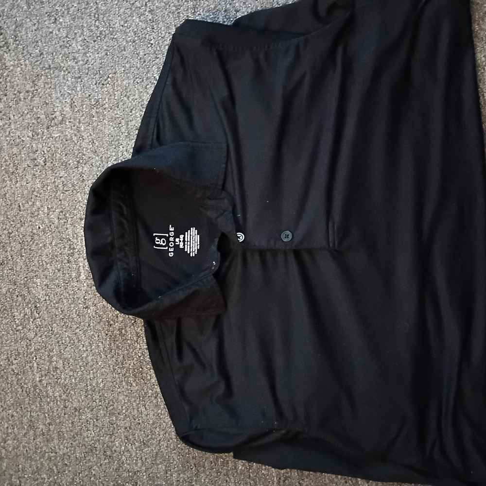 George Jet Black Polo Shirt